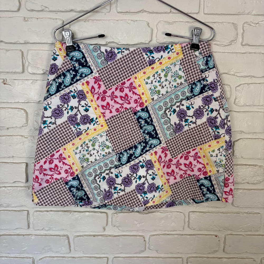 Lady Hagen Patchwork Golf‎ Skirt Skort Women's Size 6